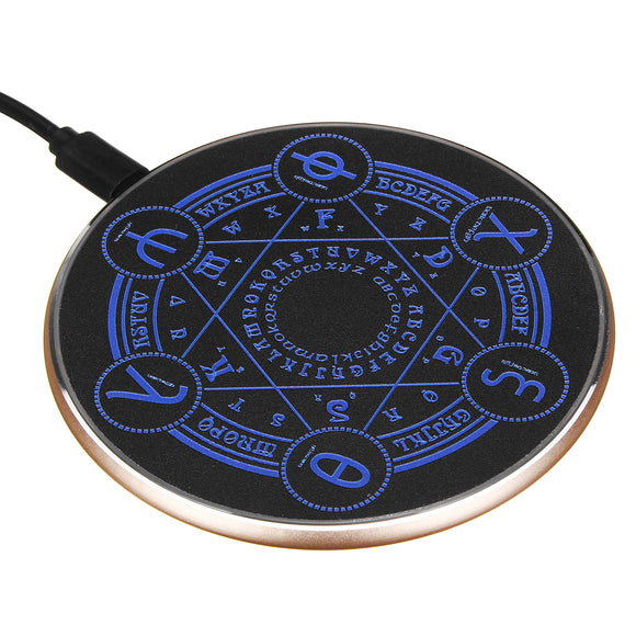 10W 5V 2A Qi Wireless Fast Phone Charger Charging Magic Array Station Pad Magic Array For iPhone Samsung