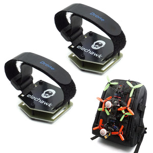 Fishbonne DIY FPV Racing Drone Backpack Spare Part Hang Set Strap RC Tie& Mounting Plate