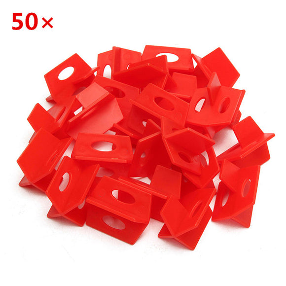 50Pcs 2mm White Ceramic Tile Tiling Accessibility Spacer Plastic Clip