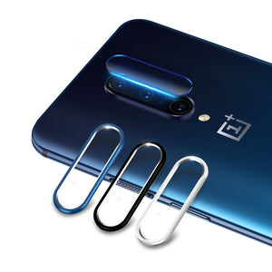 Bakeey Anti-scratch Metal Circle Ring + Tempered Glass Phone Camera Lens Screen Protector for OnePlus 7 PRO