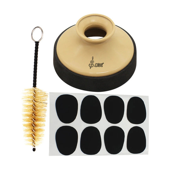 SLADE Saxophone 3 pc/set Cover Mute Headpiece Brush Tooth Pads Sax Wind Instrument Parts