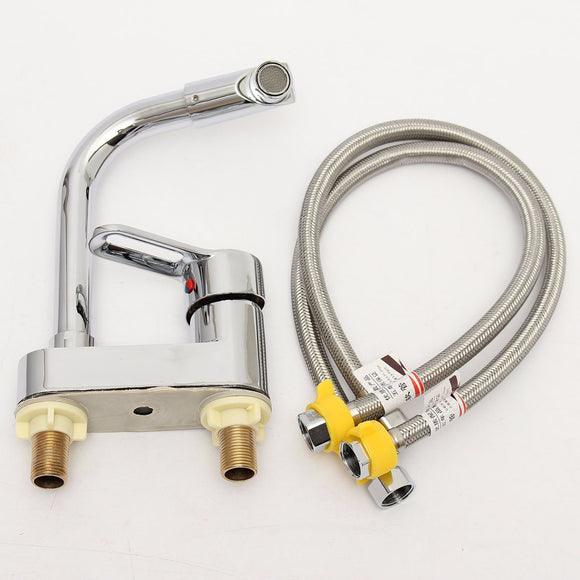 Zinc Alloy Bathroom Sink Faucet Kitchen Cold/Hot Shower Faucet With Hose