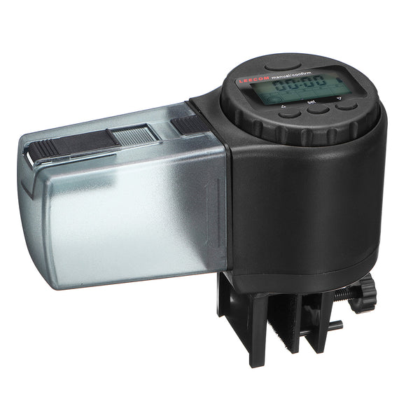 Automatic Auto Digital LCD Fish Food Feeder Timer For Aquarium Fish Tank Pond Feeding