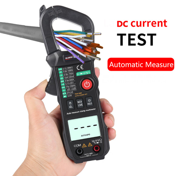 WinAPEX 8204 Intelligent Automatic True RMS Clamp Meter DC Current Measurement with Temperature Measurement AC/DC Multimeter