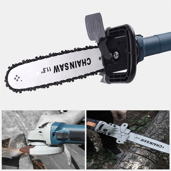 11.5 Inch Chain Saw Bracket Change Angle Grinder into Chain Saw for 100 Angle Grinder