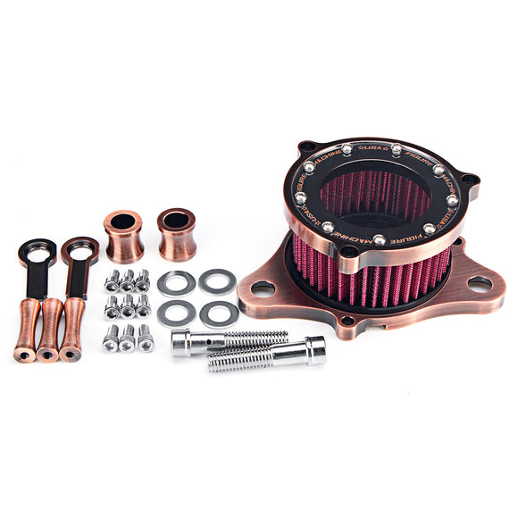 Air Cleaner Intake Filter System Aluminum Kit For Harley-Davidson XL 883 1200 04-15