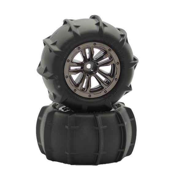 2Pcs Xinlehong Q901 Q902 Q903 Upgrade 1/16 RC Car Wheel Desert Tire Vehicle Models
