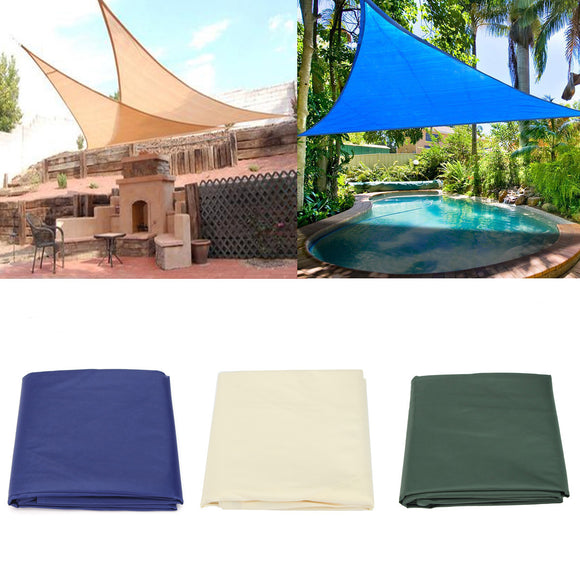 IPRee 3.6x3.6x3.6M/5x5x5M Sunshade Sail Anti-UV Outdooors Patio Lawn Triangle Tent Canopy