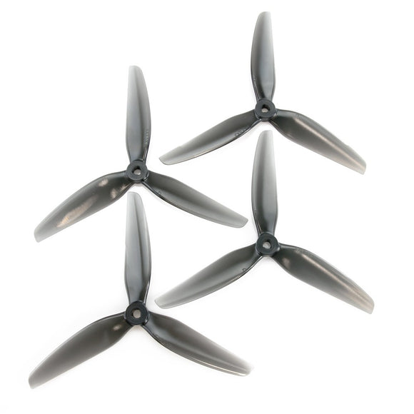 HQProp DP6X3.5X3 3-blade 6Inch Poly Carbonate POPO Propeller 2CW+2CCW Light Grey