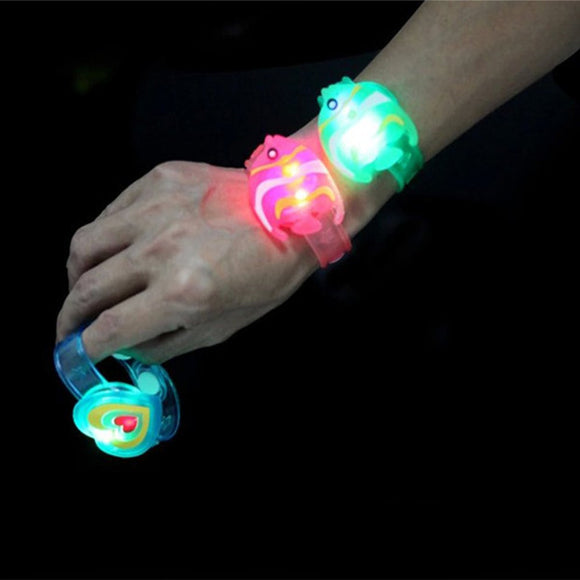Camtoa LED Flash Bracelet Luminous Halloween  Party Wrist Band Decoration Toy