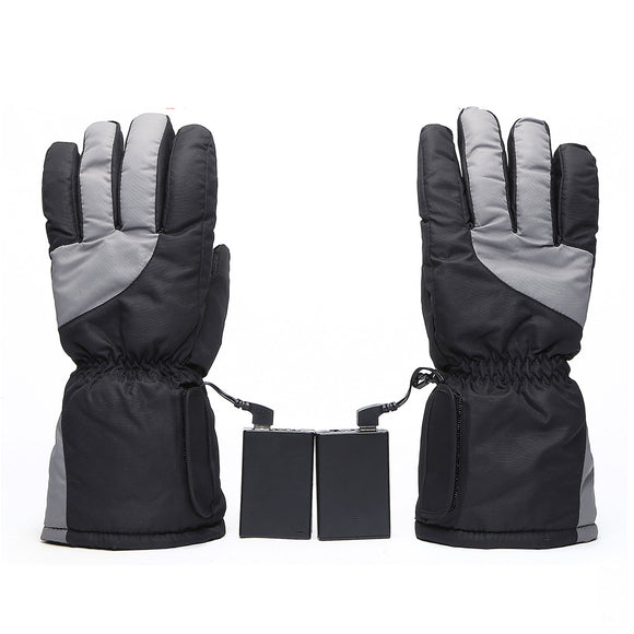 Rechargeable Women Men Electric Heated Gloves Motorcycle Warm Winter Motorbike