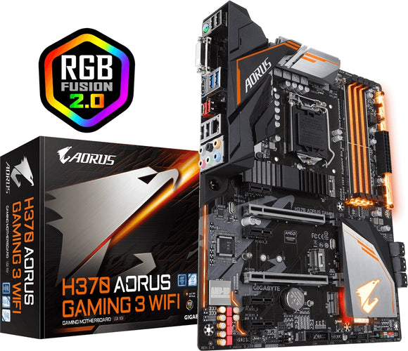 Gigabyte H370 Aorus Gaming 3 + Wifi : all-in-one LGA1151(coffee lake) mb