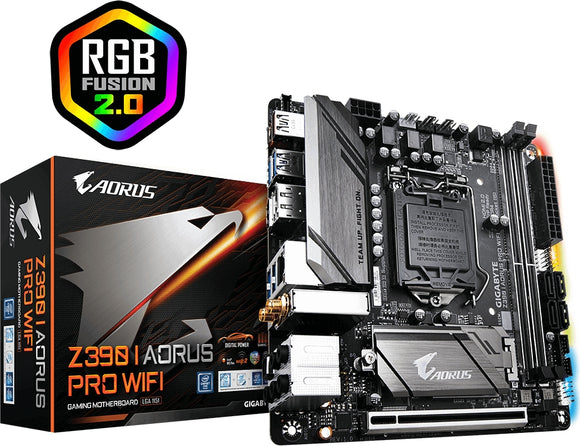 Gigabyte Z390i Aorus Pro mini-Itx + Wifi : all-in-one LGA1151(coffee lake) mb