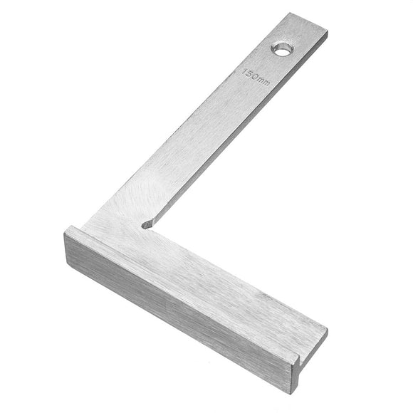 150x100mm Stainless Steel 90 Degree Angle Corner Square Ruler Wide Base Gauge Woodworking Measuring Tools
