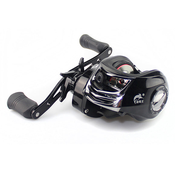 ZANLURE 7.2:1 17+1BB Metal Baitcasting Fishing Reel Long Shot Left / Right Hand Fishing Wheel