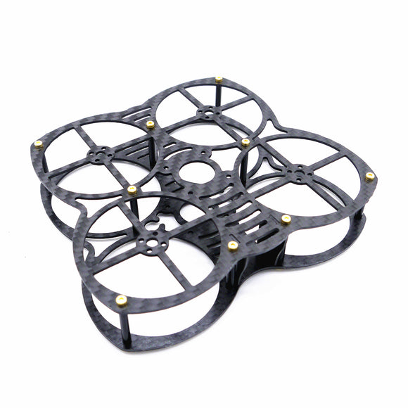 Exuav 90mm Wheelbase 1.5mm Thickness Carbon Fiber FPV Racing Frame Kit 31g support Runcam Micro Swift