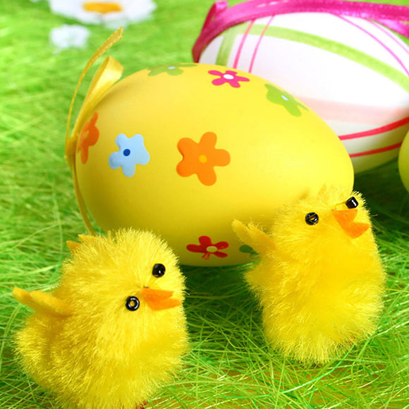 36Pcs Easter Chicken Kawaii Chick Cute Stuffed Short Plush Toy