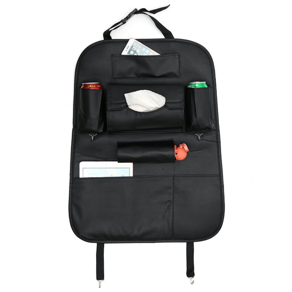 Universal Multi-Pocket Car Storage Back Seat Organizer Holder Convenient Waterproof Travel Bag Stowing Tidying Car Accessories
