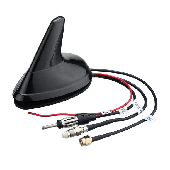 Universal Auto Car Shark Fin Roof Antenna Aerial FM / AM / GPS / GSM Decorate