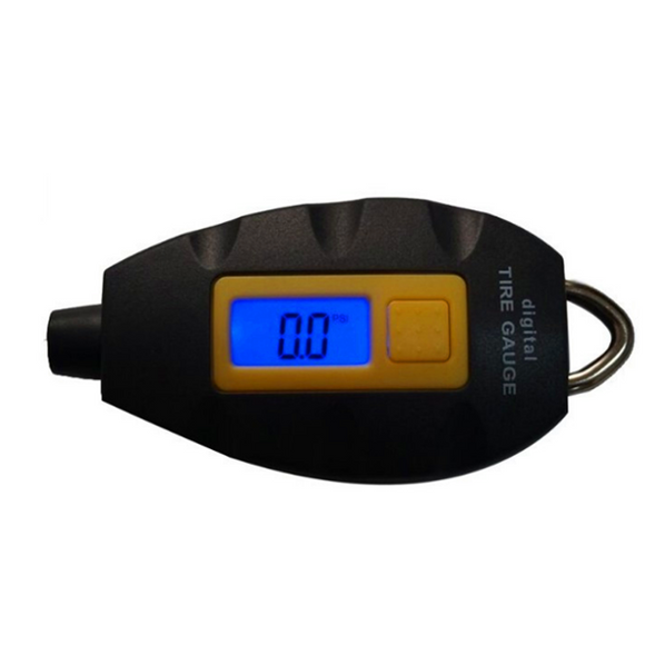 Keychain Digital LCD 12V Car Tire Air Pressure Gauge For 12V Car Auto Motorcycle