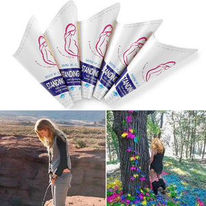 10Pcs/1Bag Disposable Female Urine Lady Funnel Urination Device Outdoor Sports Camping Paper Urinal