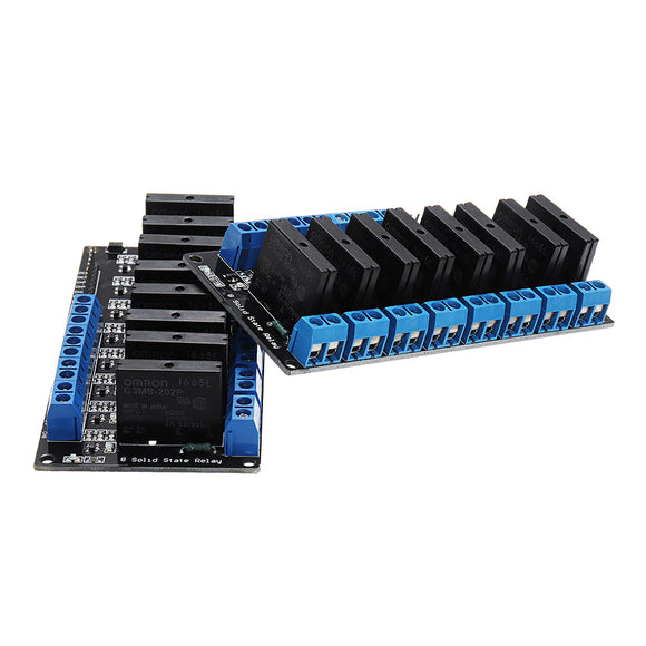 8 Channel DC 12V  Relay Module Solid State High and low Level Trigger For Arduino 240V2A