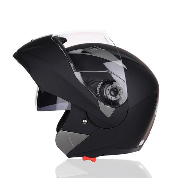 Motorcycle Full Face Dual Visor Flip Up Modular Helmet Motocross XL 4 Colors