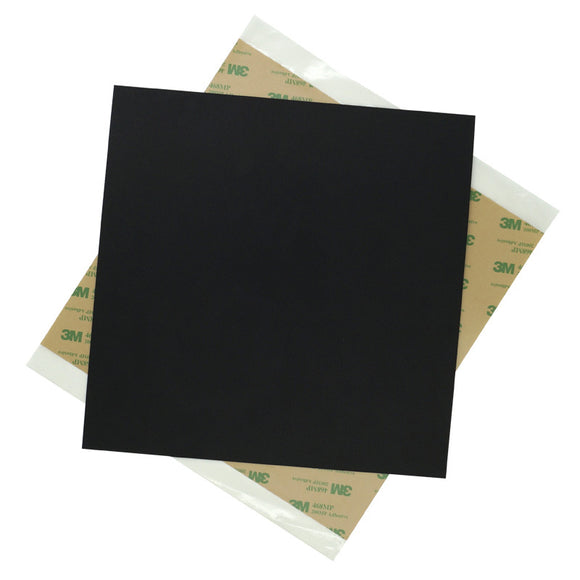 220*220*0.8mm Black Matte Polyetherimide PEI Sheet With Glue For 3D Printer