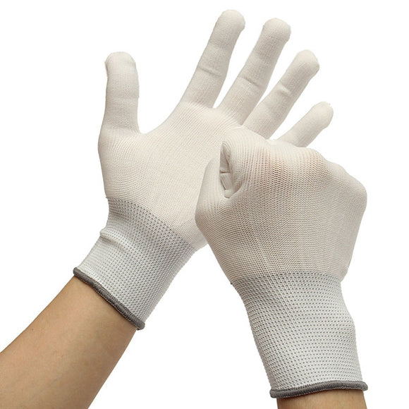 6Pairs Cotton Wrapping Gloves Dedicate Tool For Car Vinyl Sticker Window Film
