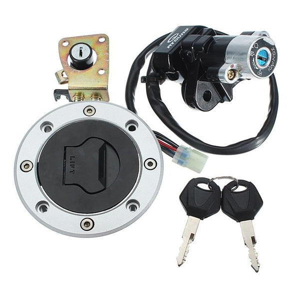 Ignition Switch Cap Lock Set With 2 Keys For Suzuki GSXR600 97-00 GSXR750 93-99