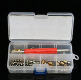 Car R12 R134a AC Air Conditioning Valve Core 35 Pcs Assortment Remover Tool