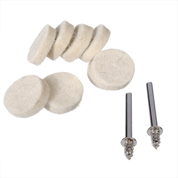 50Pcs Felt Polishing Wheel Polishing Buffer Pad Dremel Accessories