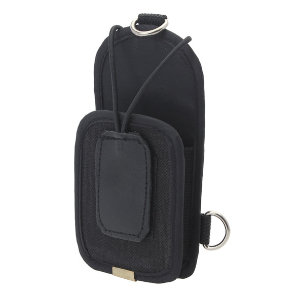 Canvas Walkie Talkies Carrying Bag Cover Case With Strap