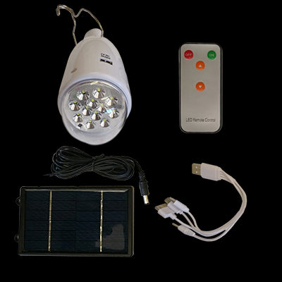 Solar light kit with USB mobile charger GD-5020