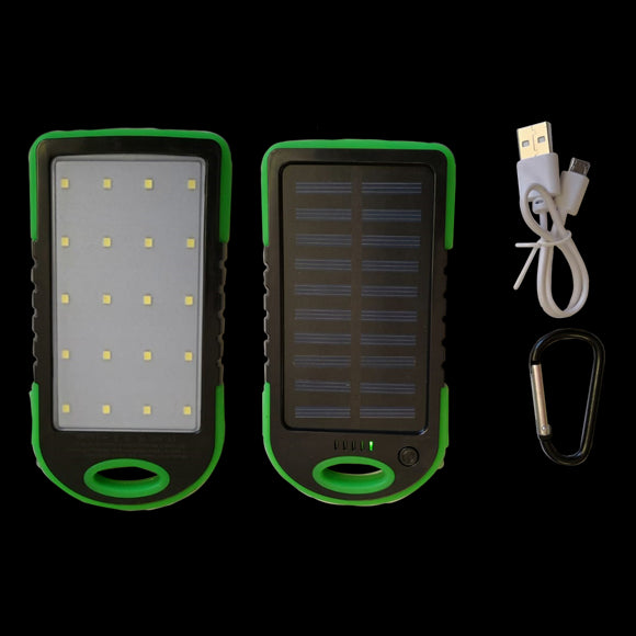 Solar light with 12000mAh power bank