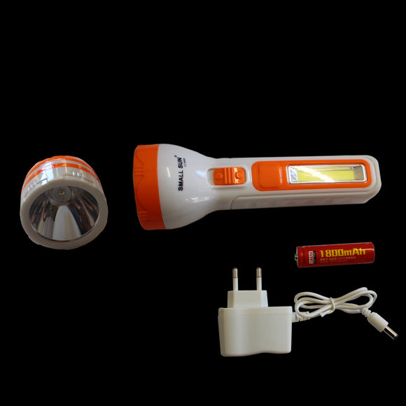 Torch rechargeable with side lamp 200m K002