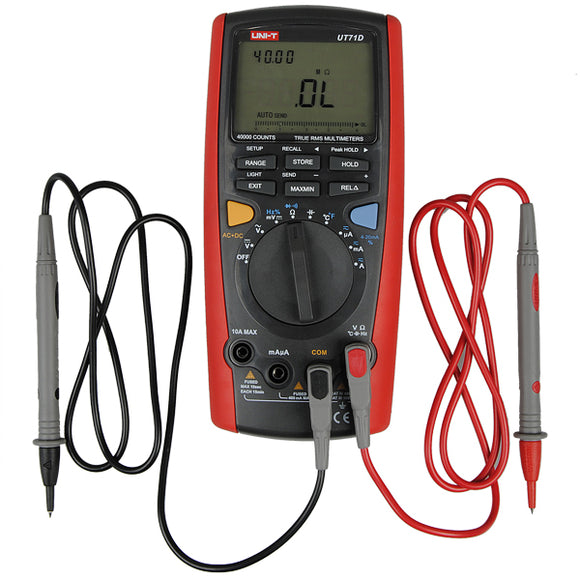 UNI-T UT71D Professional Auto Range Intelligent Digital Multimeter