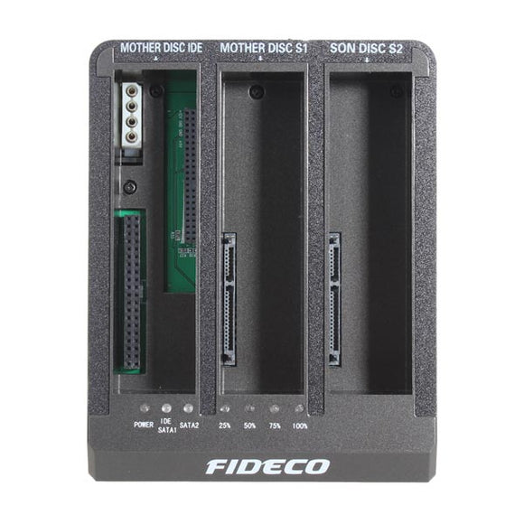 FIDECO 2.5/3.5Inch USB3.0 HDD Docking IDE+SATA HDD Offline Copy