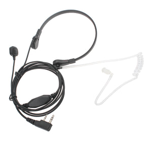 3.5mm Neckband Anti-noise PTT Headphone Microphone for Walkie Talkie