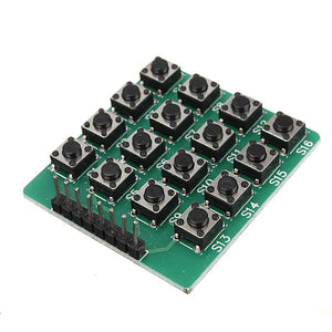 10Pcs 4x4 16-Key Matrix Keypad Keyboard Module 16 Buttons For Arduino
