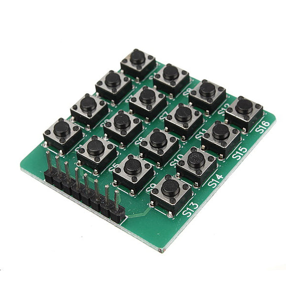 10Pcs 4x4 16-Key Matrix Keypad Keyboard Module 16 Buttons For Arduino