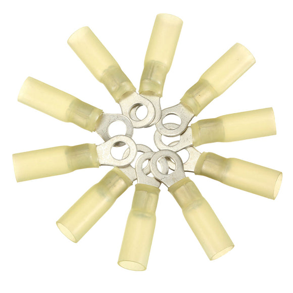 10PCS 5.3mm Yellow Terminals Ring Connector 4.0-6.0mm 12-10AWG M5