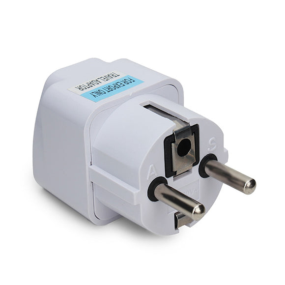 Universal AU US UK to EU Europe Plug AC 250V Power Travel Adapter