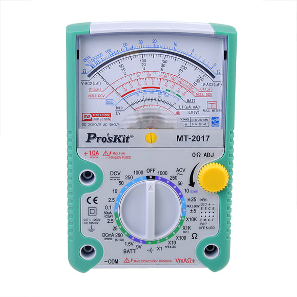 Proskit MT-2017 AC/DC LCD Protective Function Analog Multimeter