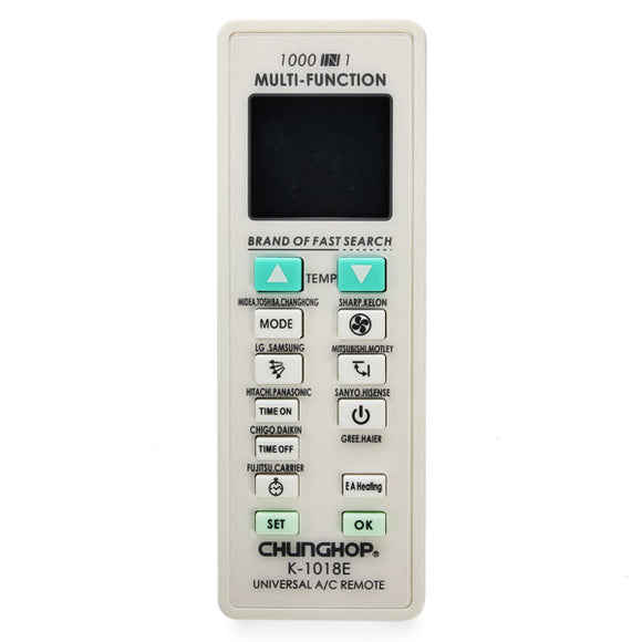 K-1018E 1000 in 1 Versatile A/C Air Conditioner Remote Controller