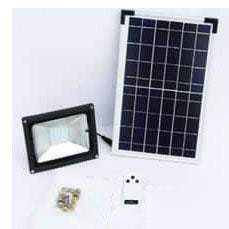 Solar flood light D/N + remote