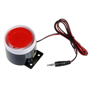 120dB 9V Wired Siren Horn Speaker for GSM Security System Alarm