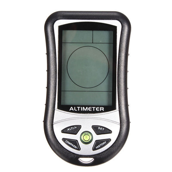 8 In 1 Digital LCD Compass Altimeter Barometer Thermo Temperature Clock Calendar