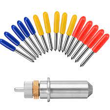 15pcs 30/45/60 Degree Vinyl Cutter Blade for Roland Cutting Plotter with Holder