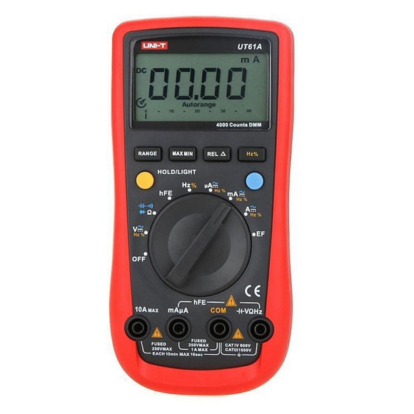 UNI-T UT-61A Auto Manual Ranging Modern Digital Multimeter AC DC Meter